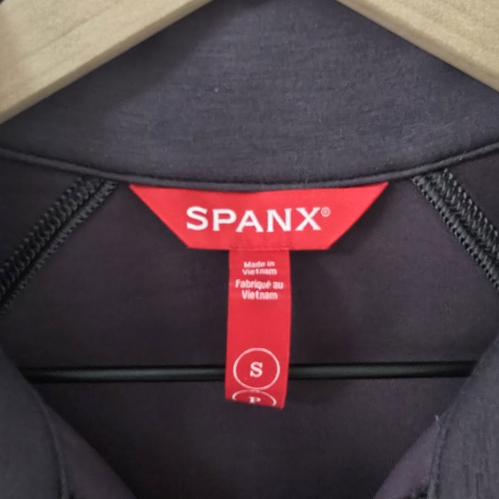 Spanx Air Essentials Half Zip Pullover In Storm S… - image 6